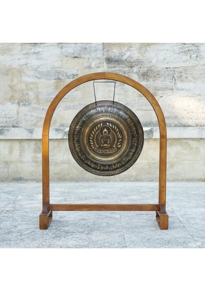 Buddha Işlemeli Gong