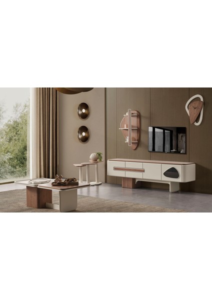 Jacob Tv Ünitesi - Krem Ceviz fiyatları