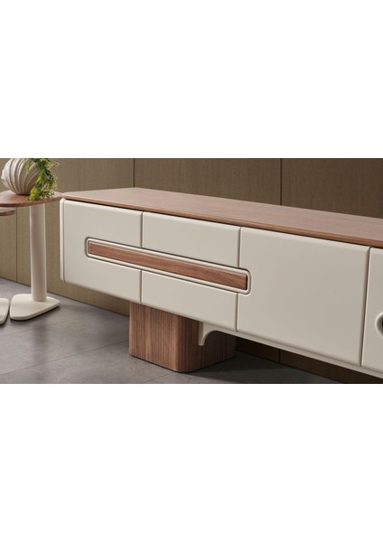 Jacob Tv Ünitesi - Krem Ceviz fırsatları