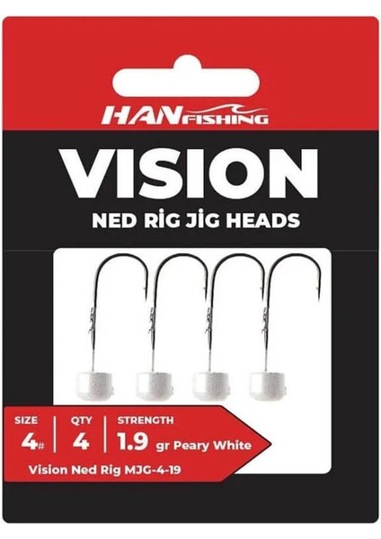 Hanfish Vision Ned Rig Peary White Jighead fiyatları