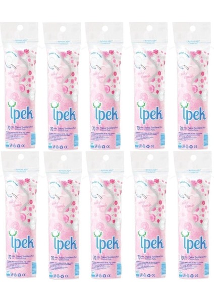 Ipek Disk Makyaj Temizleme Pamuğu 70'li X12 Adet fiyatları