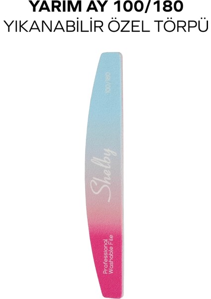 Yarım Ay 100/180 Yıkanabilir Özel Törpü, Rahat ve Şık Tasarım.