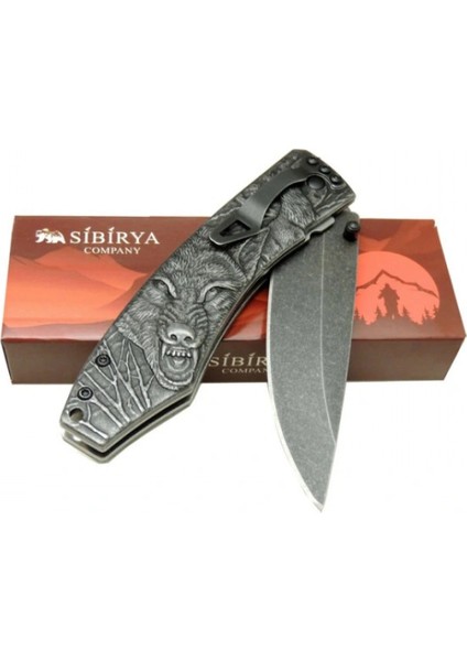 Sibirya Kurt Çakı Eskitme S-2072B 21 cm fiyatları