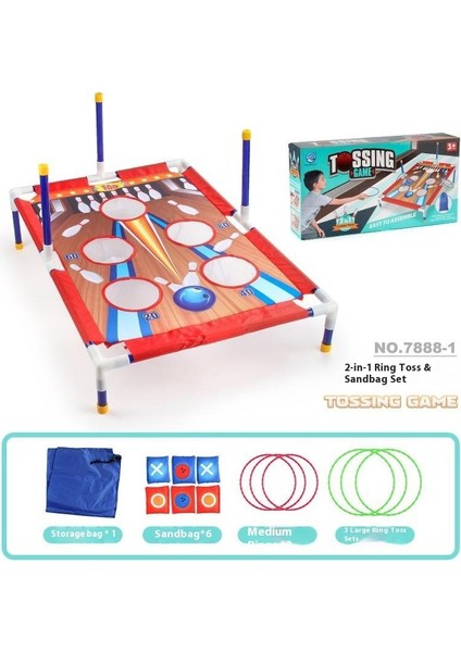 Kapalı ve Açık Spor Kum Torbası Atma Interaktif Egzersiz Atma Tahtası Halka Oyuncağı (Yurtdışı Versiyonu) (Yurt Dışından)