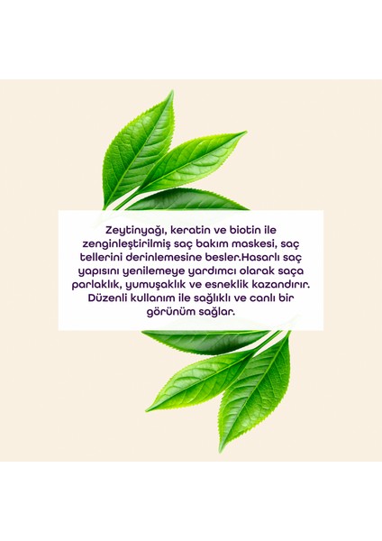 Besleyici Saç Maskesi-Işlem Görmüş ve Yıpranmış Saçlar Için modelleri