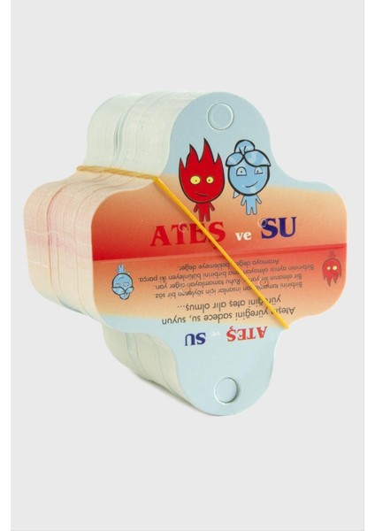 Msa-Shop Ateş Su Kolye Kartı-Renkli fiyatları