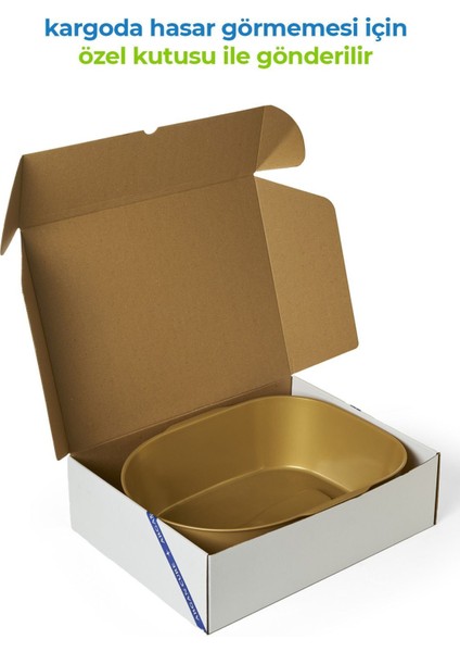 Altın Renkli Dayanıklı Plastik Pedikür Ayak Leğeni modelleri