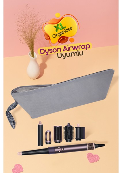 Saç Şekillendirici Düzenleyici Çok Amaçlı Organizer Makyaj & Seyahat Çantası