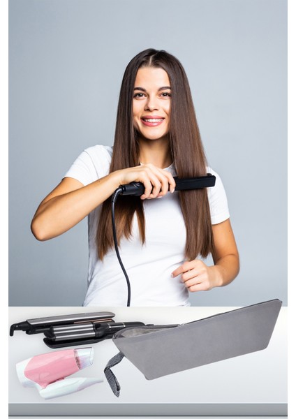 Saç Şekillendirici Düzenleyici Çok Amaçlı Organizer Makyaj & Seyahat Çantası fiyatları