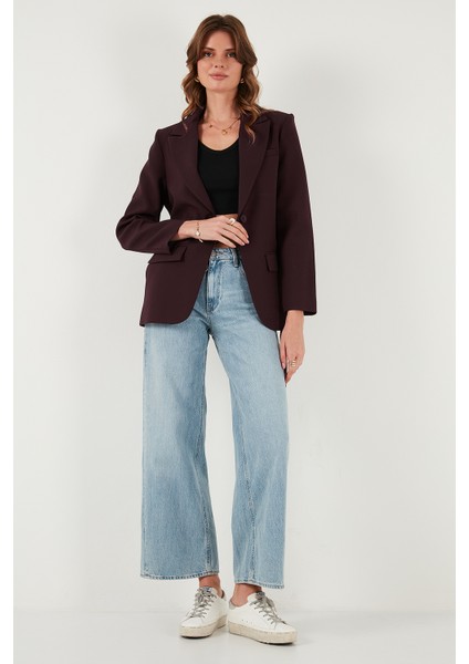 Regular Fit Kruvaze Yaka Kemerli Blazer Ceket Bayan Ceket 6839367 fiyatları