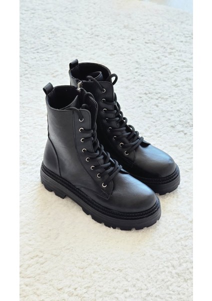 Melinta Fermuarlı Bağcıklı Kadın Bot M0052 modelleri