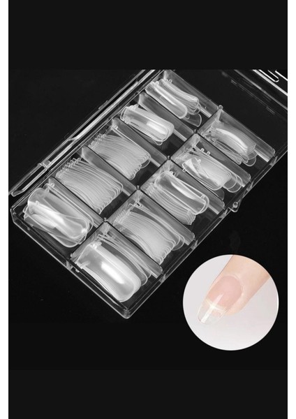 Prizmatik Tırnak Uzatma Seti, Jel Kalıp ve Fırça, 100'LÜ 5 Mandal fırsatları