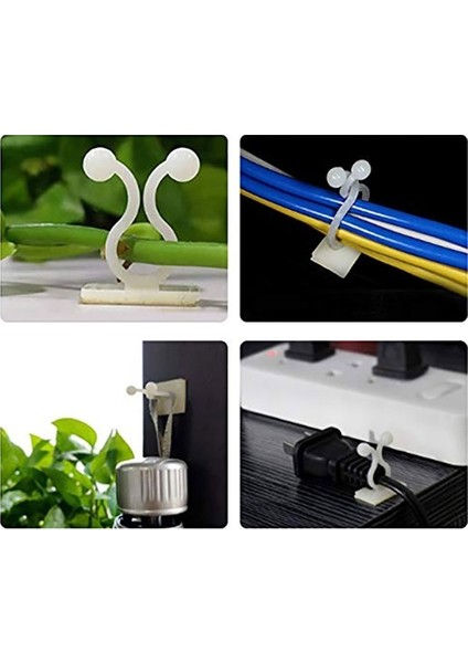 Sarmaşık ve Kablo Düzenleyici Çok Amaçlı Klips 10 Adet fiyatları