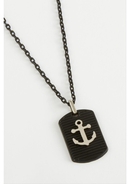 Msa-Shop Çapa Erkek Kolye-Mavi fiyatları