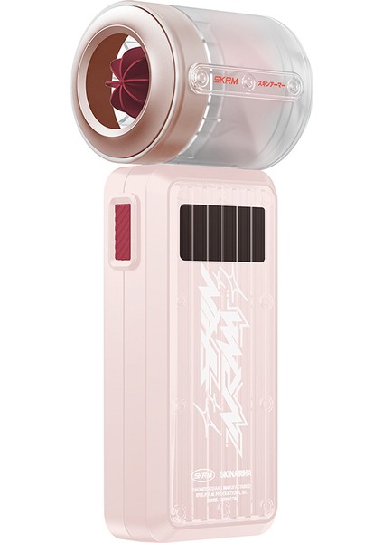 Portatif Soğutucu El Fanı Gyro Serisi Bilek Askı Ipli Dijital LED Göstergeli Pembe