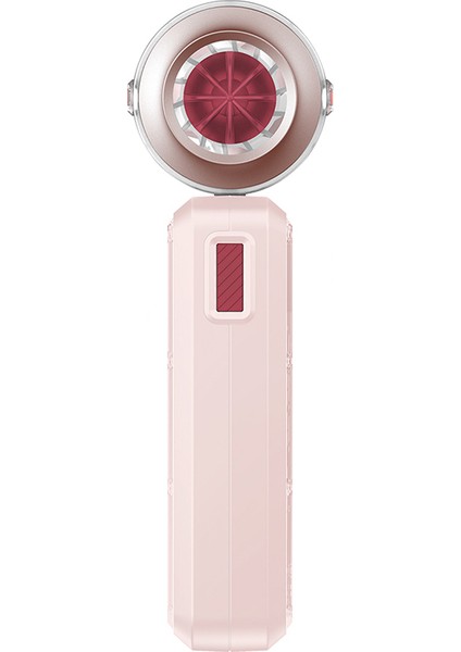 Portatif Soğutucu El Fanı Gyro Serisi Bilek Askı Ipli Dijital LED Göstergeli Pembe modelleri