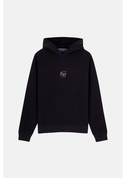 Panda Supersoft Hoodie - Siyah