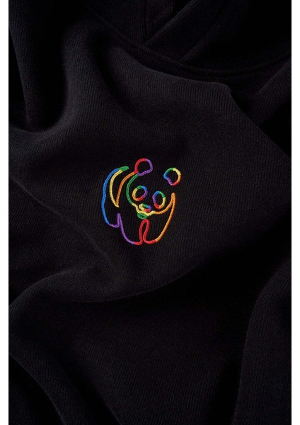 Panda Supersoft Hoodie - Siyah fiyatları