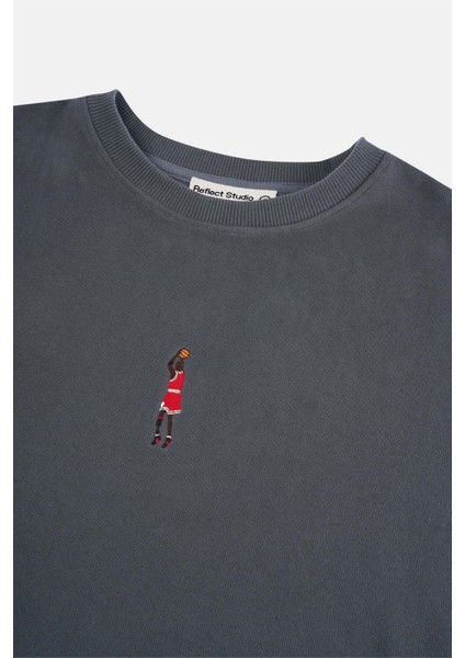 His Airness Supersoft Sweatshirt - Antrasit fiyatları