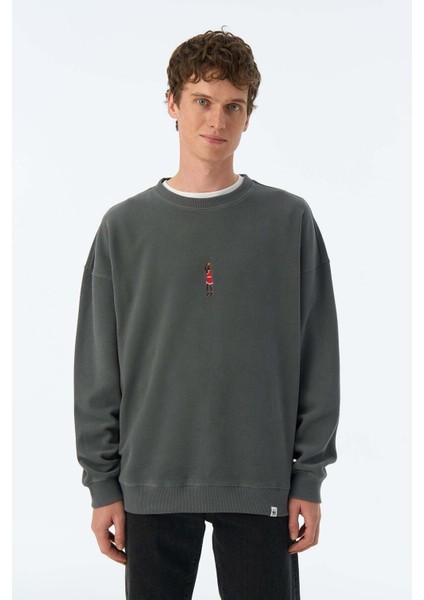 His Airness Supersoft Sweatshirt - Antrasit modelleri