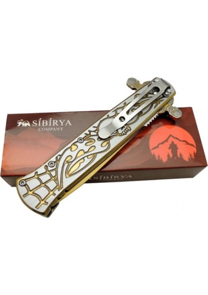Sibirya Kurukafa Gold Çakı S-2079A 22 cm fiyatları