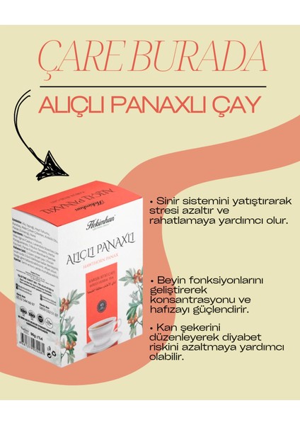 Alıçlı Panaxlı Çay 45 Süzen Poşet