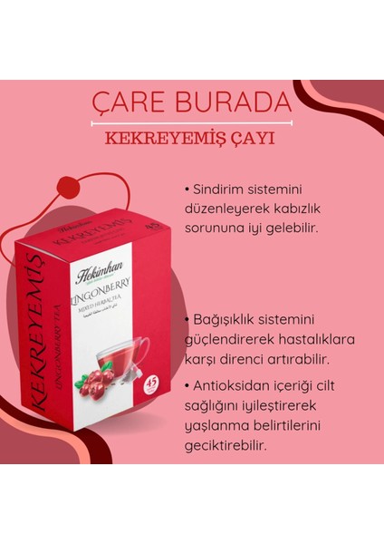 Kekreyemiş Çayı 45 Süzen Poşet