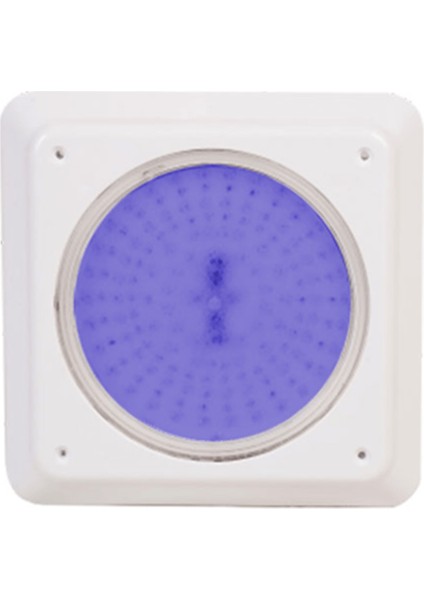 Slim Flat Kare Sıva Üstü LED Havuz Aydınlatma Ampülü Lamba Mavi 230MM x H33MM 30W