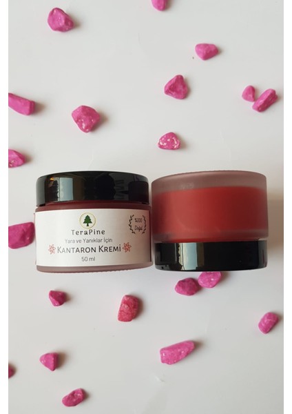 Kantaron Kremi 50ML Yara Ve Yanık Kremi, 9 Bitkisel Yağ, Iz Kalmasını Önler, Egzama