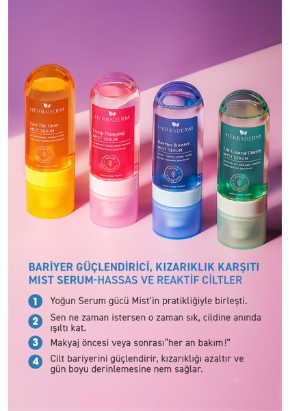 Bariyer Güçlendirme, Kızarıklıklar Karşıtı Mist Sprey Serum 80 ml modelleri