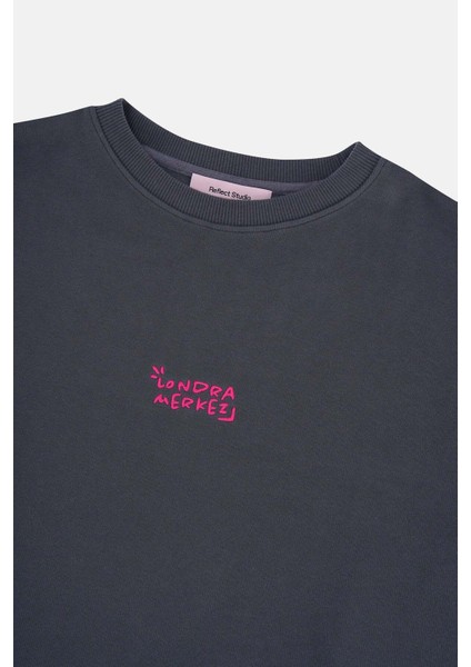 Londra Merkez Supersoft Sweatshirt - Antrasit fiyatları