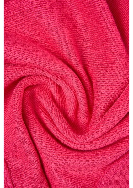 Dağ Ceylanı Soft Fleece Crop Sweatshirt - Pembe modelleri