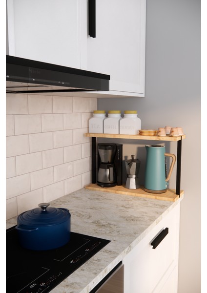 Mutfak Rafı, Düzenleyici, Kahve Köşesi, Baharatlık, 2 Yüksek Raflı Tezgah Üstü Organizer, Tabaklık modelleri