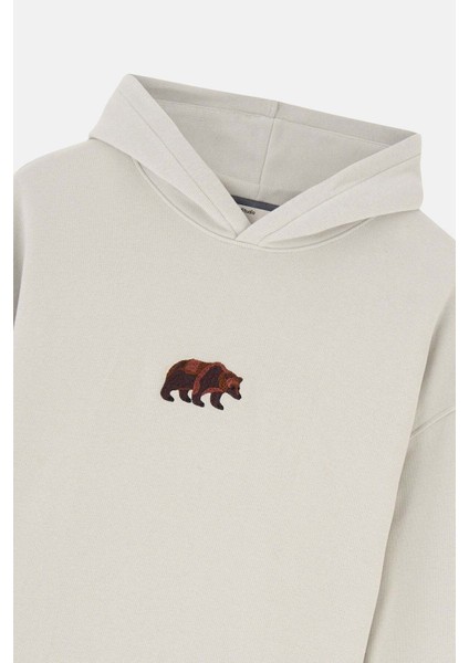 Bozayı Supersoft Hoodie - Açık Gri fiyatları