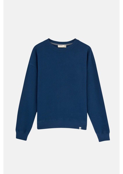 Basic Supersoft Sweatshirt - Lacivert indirimleri