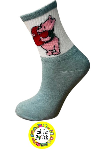 5 Çift Renkli Desenli Mickey Mouse Mini Mouse Plüto Donald Duck Daisy Duck Pamuklu Kolej Çorap fırsatları