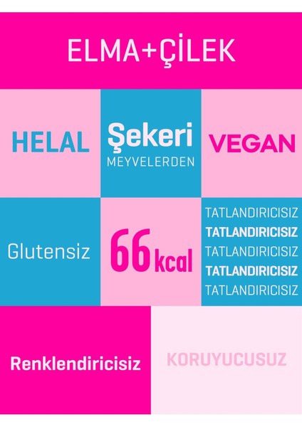 Çilek Meyve Barı 24 Adet | Sağlıklı Atıştırmalıklar – Vegan, Glutensiz, Koruyucusuz (20GR X 24 ADET) fırsatları