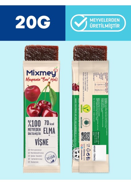 Kırmızı Meyve Bar Serisi 20 Adet | Sağlıklı Atıştırmalıklar – Vegan, Glutensiz (20GR X 20 ADET) fırsatları