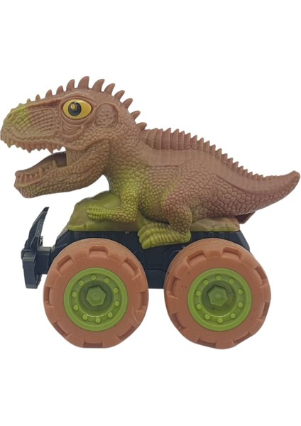 Sürtmeli Dinazor Arabalar 12 cm - H-20 - Stegosaurus -Kahverengi fiyatları