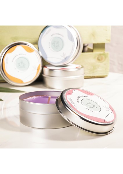 Menekşe Aromalı Metal Mum fiyatları