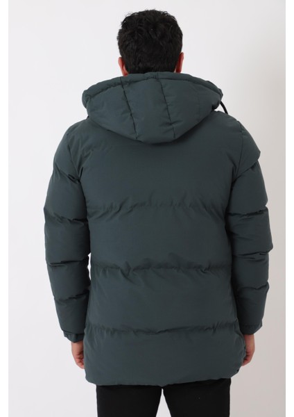 Göğüs Cepli Içi Kürklü Uzun Şişme Mont Pldp 2957_50456 fırsatları
