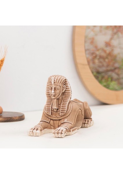 Dekoratif Sfenks Toprak Mumluk