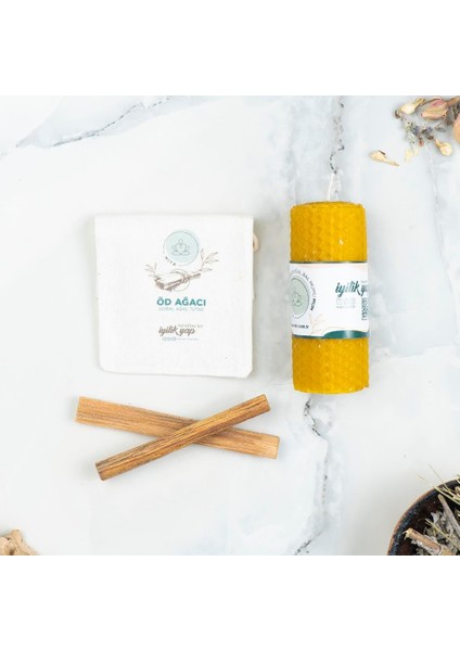 Sitali Balmumu Mum & Ağaç Tütsü Seti