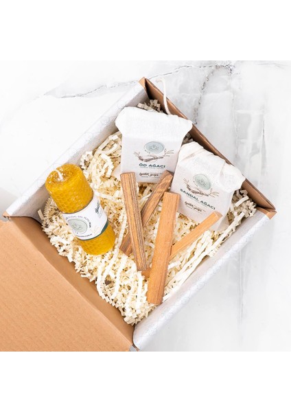 Shiddi Balmumu Mum & Ağaç Tütsü Seti fırsatları