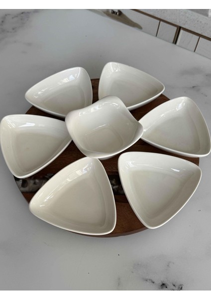 Akasya Üçgen Sunum Seti 8 Parça