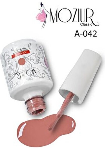 UV LED Kalıcı Oje A-042 Pürüzsüz ve Parlak Görünüm 15 ml Uzun Süre Dayanıklı fırsatları