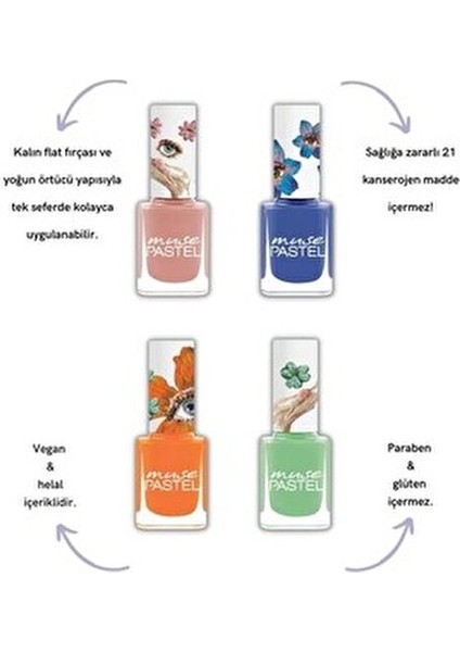 Oje Seti Rana Balca 4 Renkli Oje ile Sınırlı Üretim 328-339-367-368 fırsatları