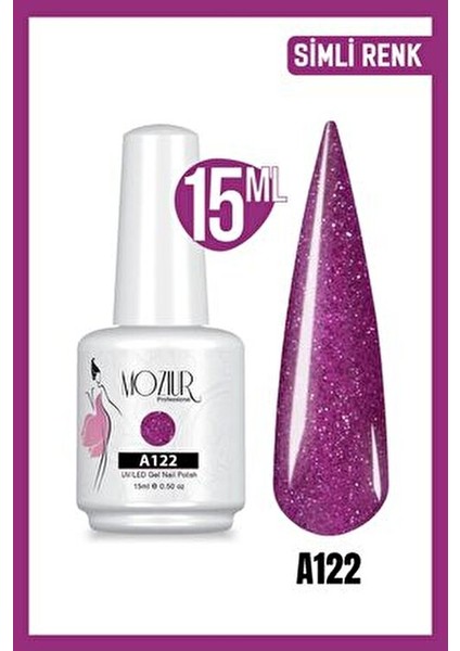 UV LED Kalıcı Oje 15 ml Simli Özelliği ile Parlak ve Dayanıklı Tırnaklar İçin modelleri