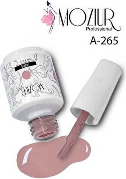 UV LED Kalıcı Oje A265 Pürüzsüz ve Parlak Görünüm 15 ml Uzun Süre Kalıcılık fırsatları