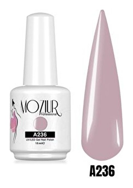Kalıcı Oje A236 Renkli ve Parlak 15 ml UV LED Teknolojisi ile Uzun Süreli modelleri
